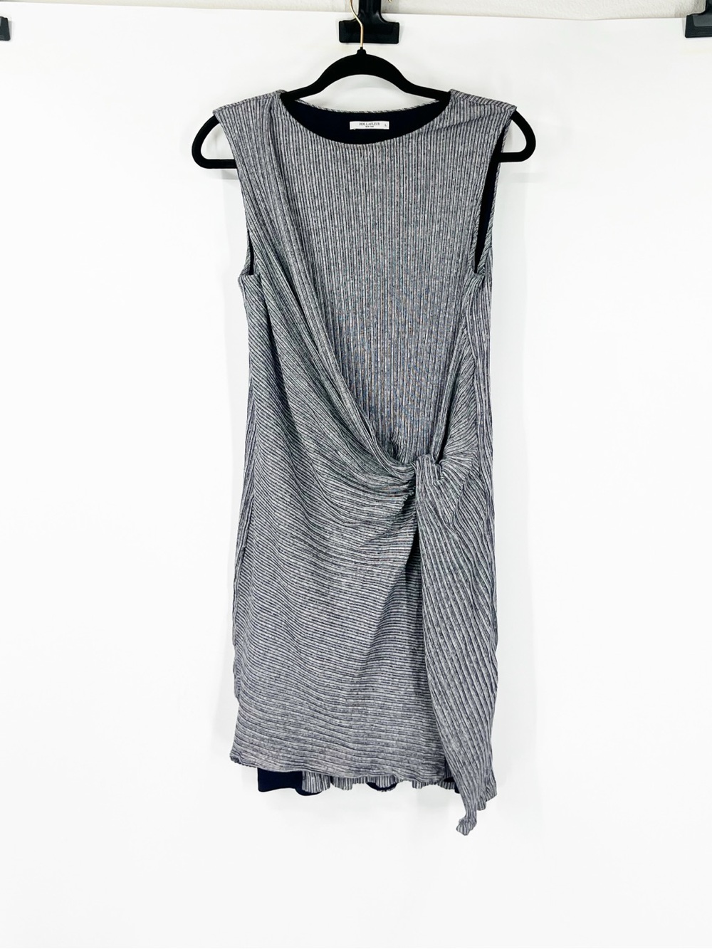 M.M. Lafleur The Tara Coastal Jersey Twist-Knot Dress Sleeveless